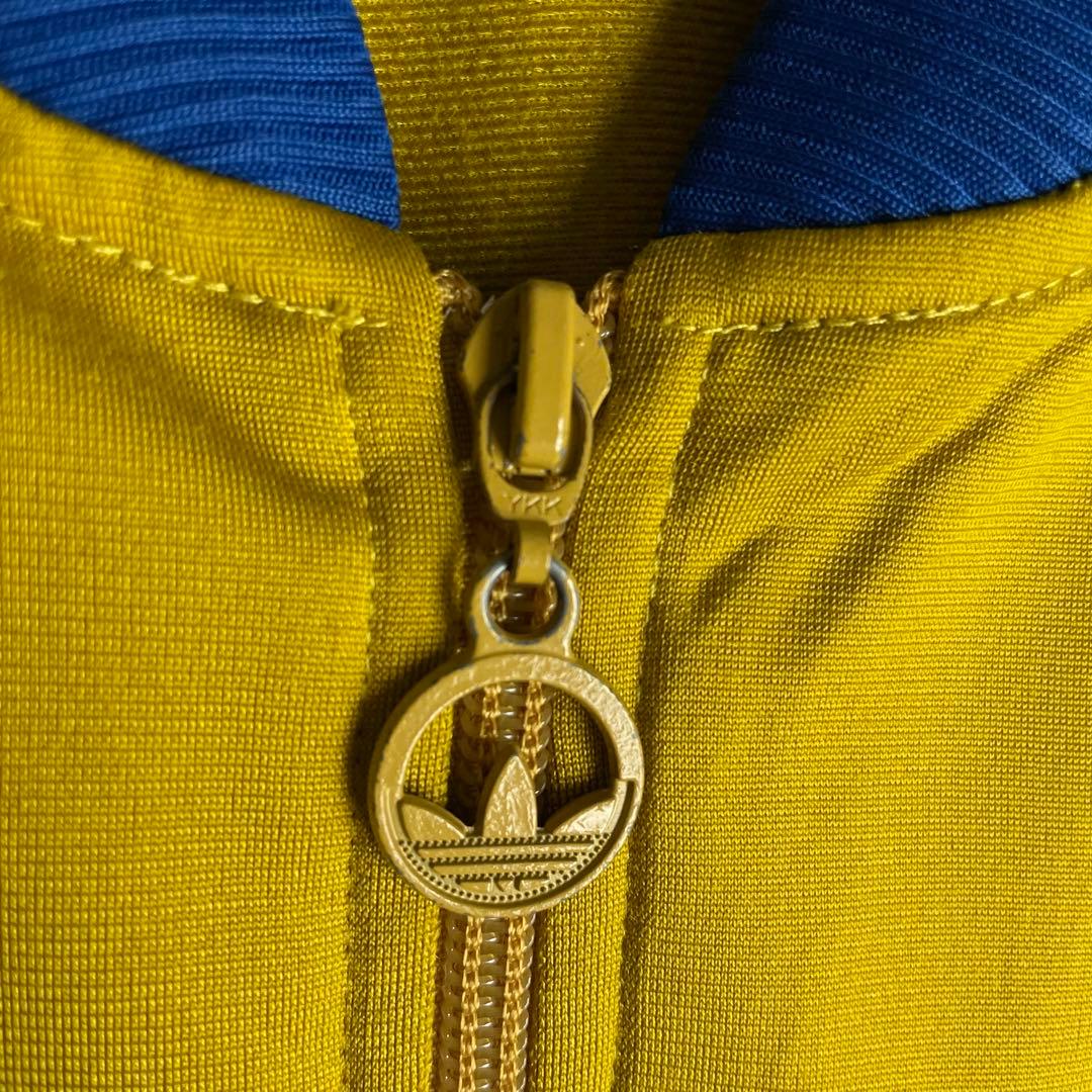 超希少カラー】アディダス☆刺繍ロゴ ATP トラックジャケット XL 辛子