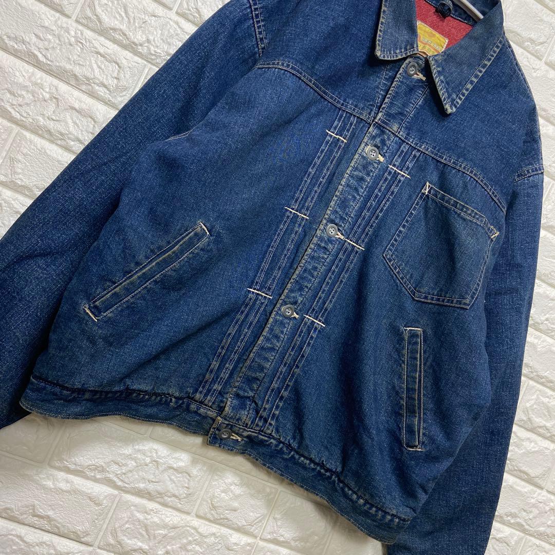 ハリウッドランチマーケット デニムジャケット ブランケットライナー Gジャン L