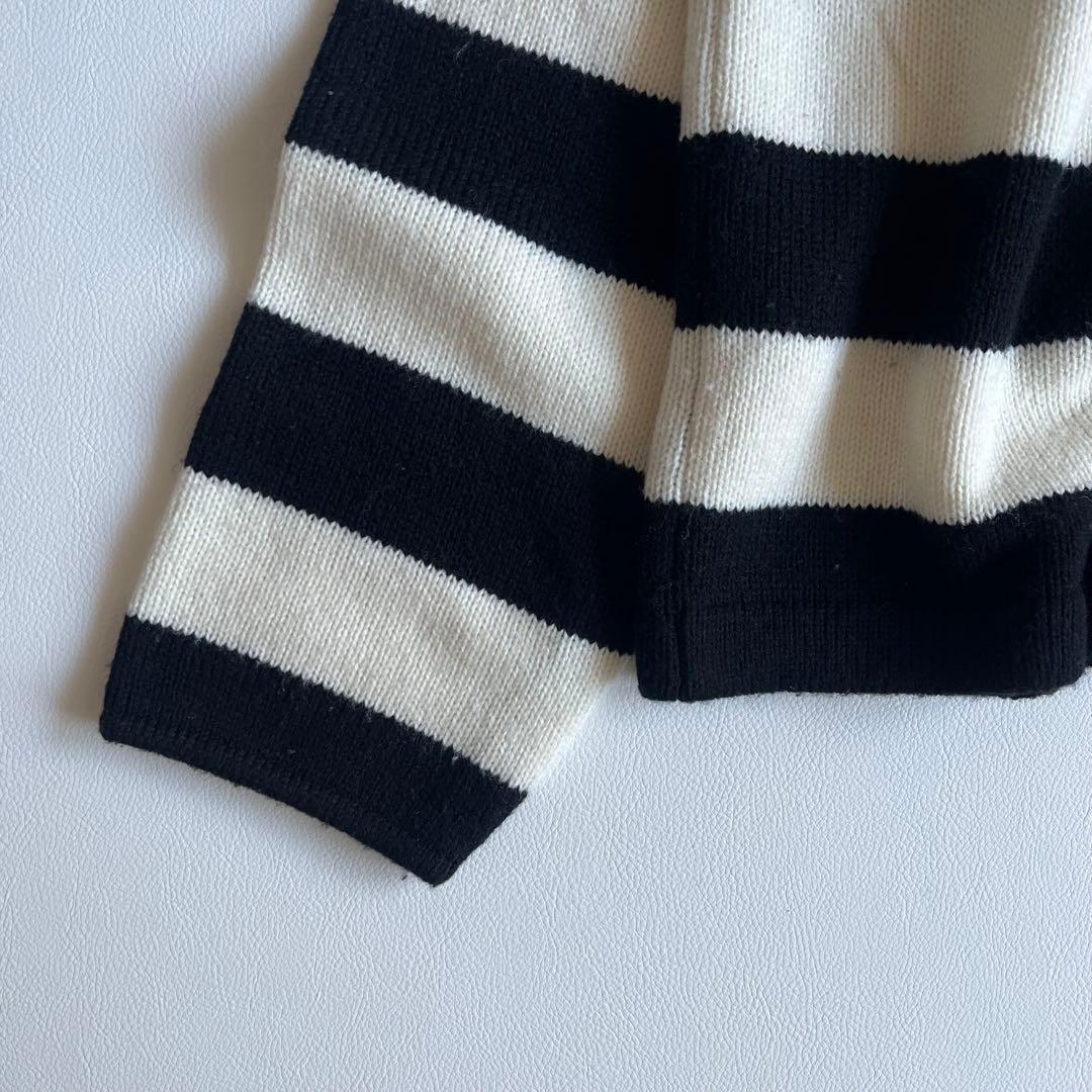 マルジェラ×トミーキャッシュ　コラボニット　ボーダー　ロゴ刺繍　限定品　希少