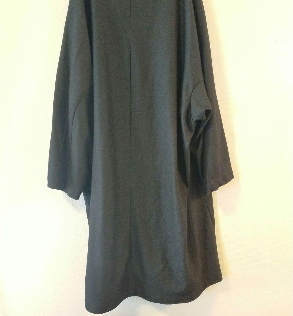 萌もゆるMOYURU　ブラックロングコート　薄手　ロングカーディガン