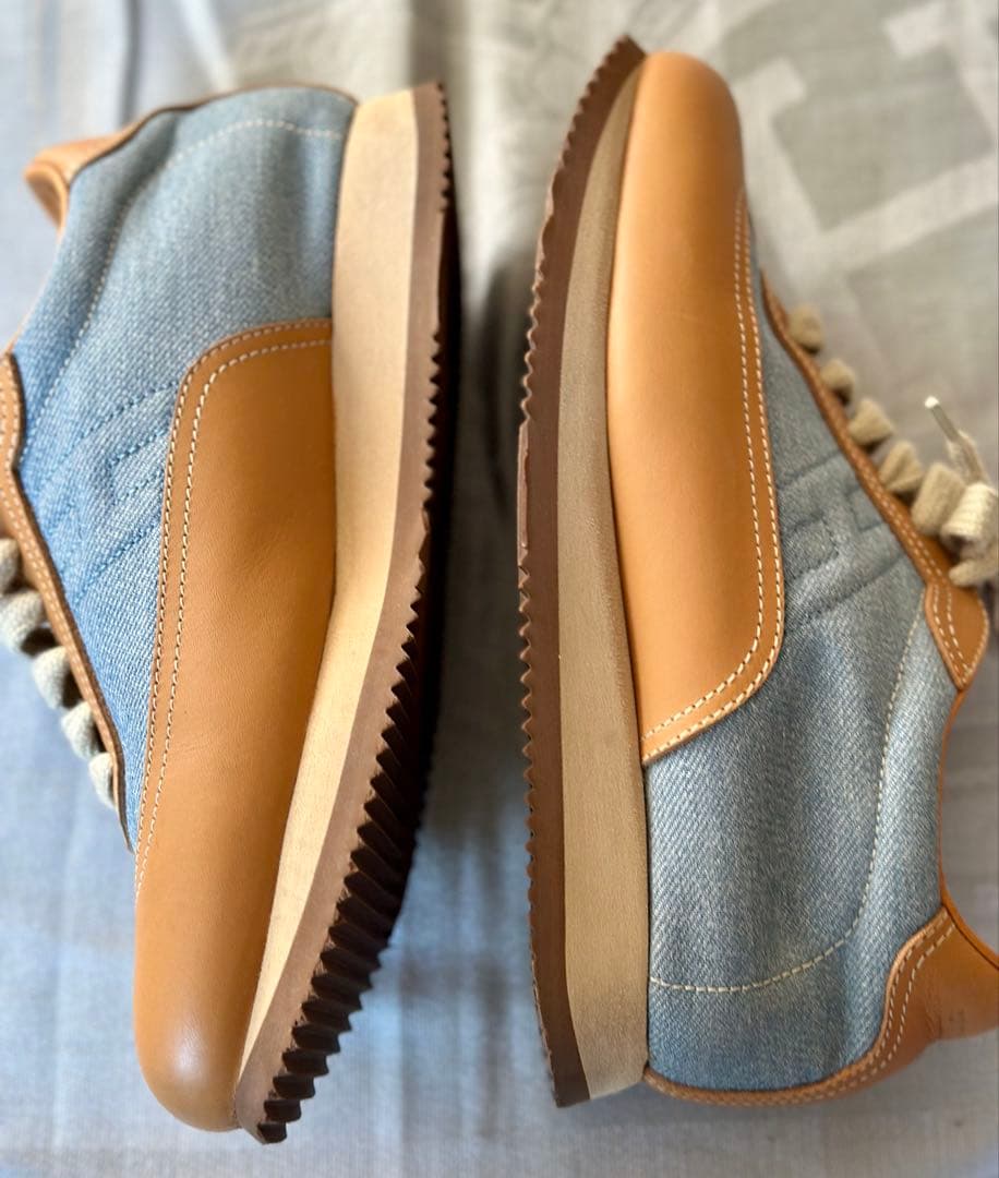 【ほぼ未使用】HERMES エルメス クイック スニーカー H11983