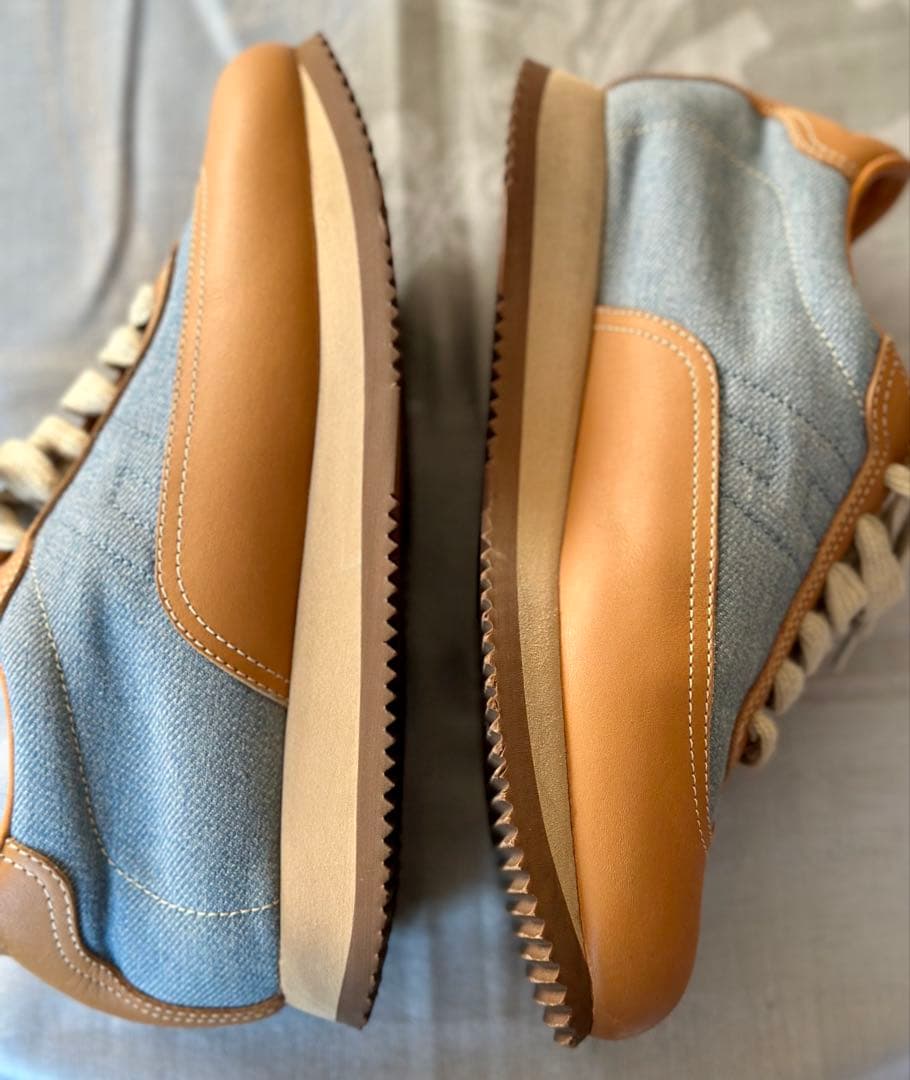 【ほぼ未使用】HERMES エルメス クイック スニーカー H11983