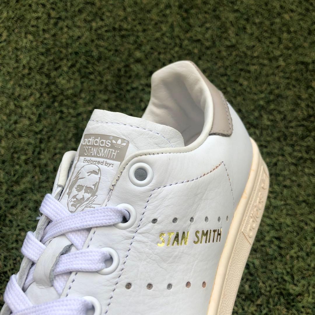 美品22.5 adidas アディダス スタンスミス クリアグラナイHA589
