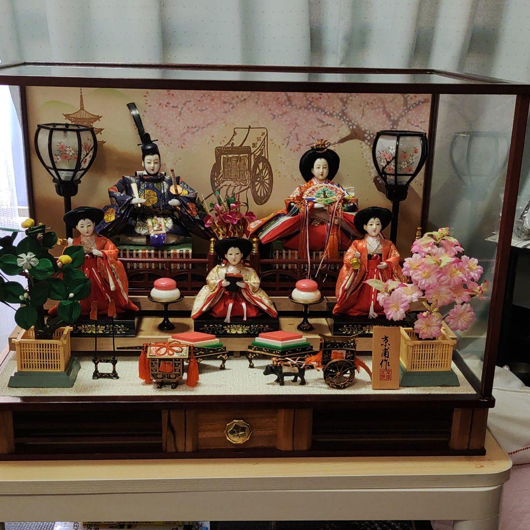 昭和レトロ 雛人形三段飾り - メルカリ