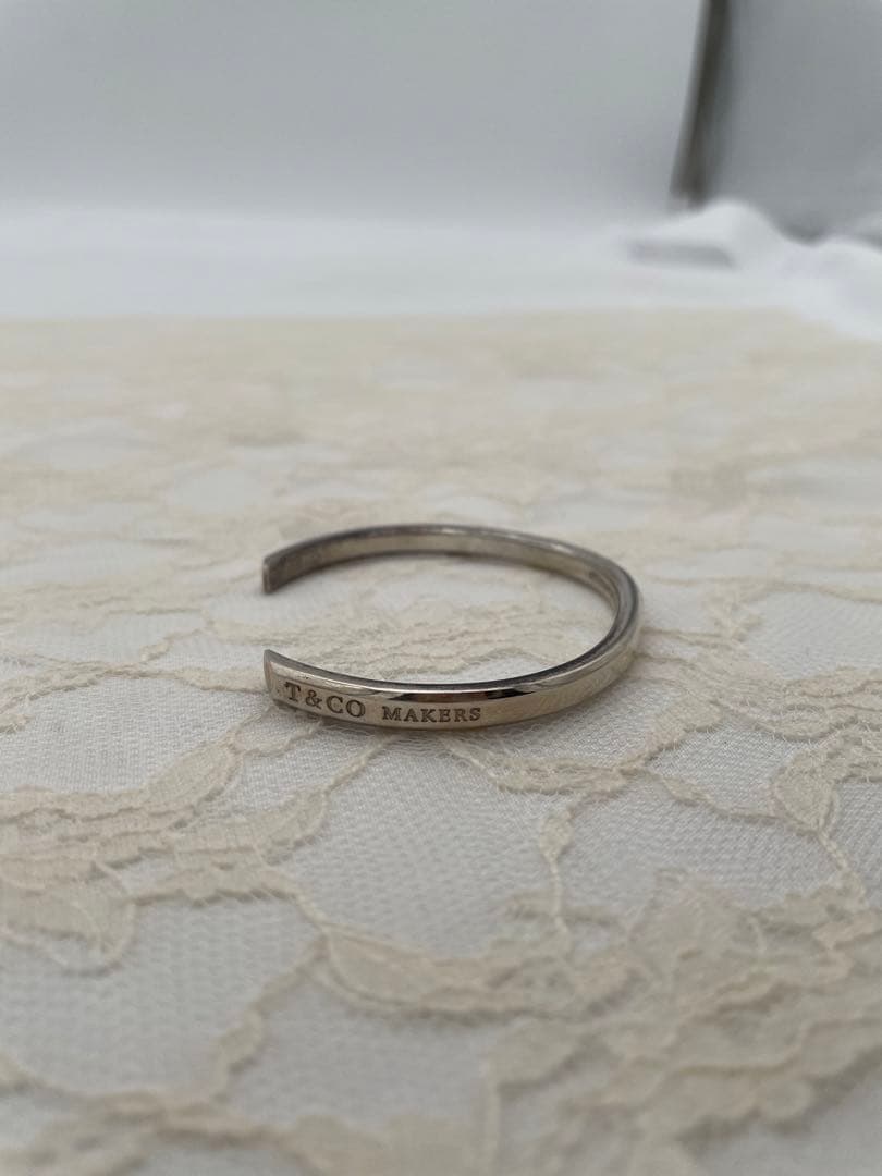 ティファニー　メイカーズナローカフスターリングシルバー　ブレスレット