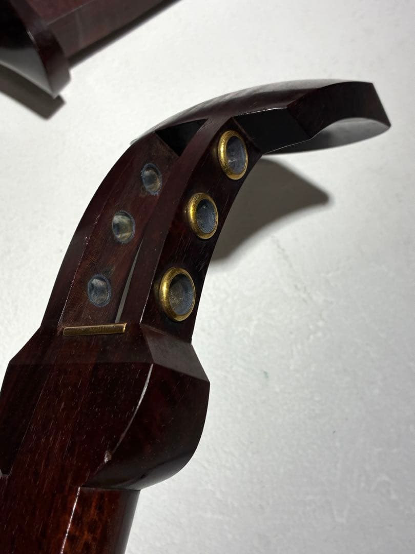 G）高級 三味線 K9 9金 綾杉胴 ハードケース付き