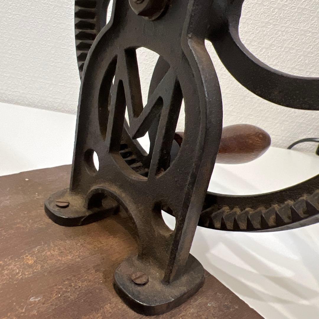 座繰り機　Mの刻印　古道具