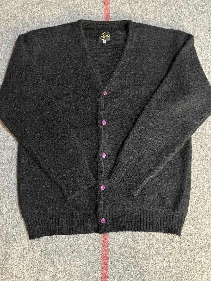 ニードルズ Foremost別注 モヘアカーディガン ブラック