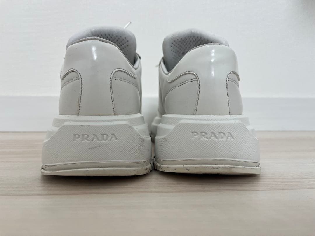 PRADA プラダ ブラッシュドレザー スニーカー　35 1/2