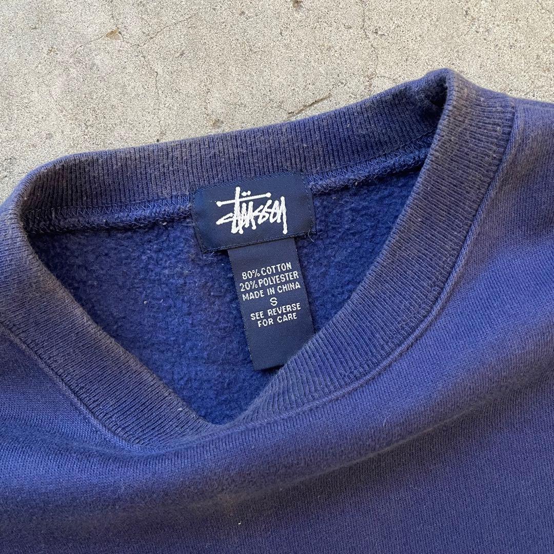 90s Old Stussy ステューシー スウェット トレーナー 紺タグ S