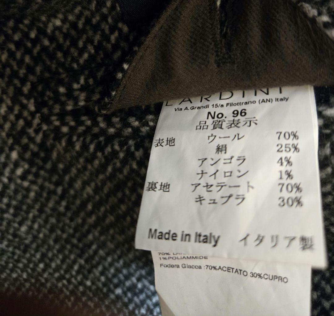 LARDINI チェスターコート 46 グレー