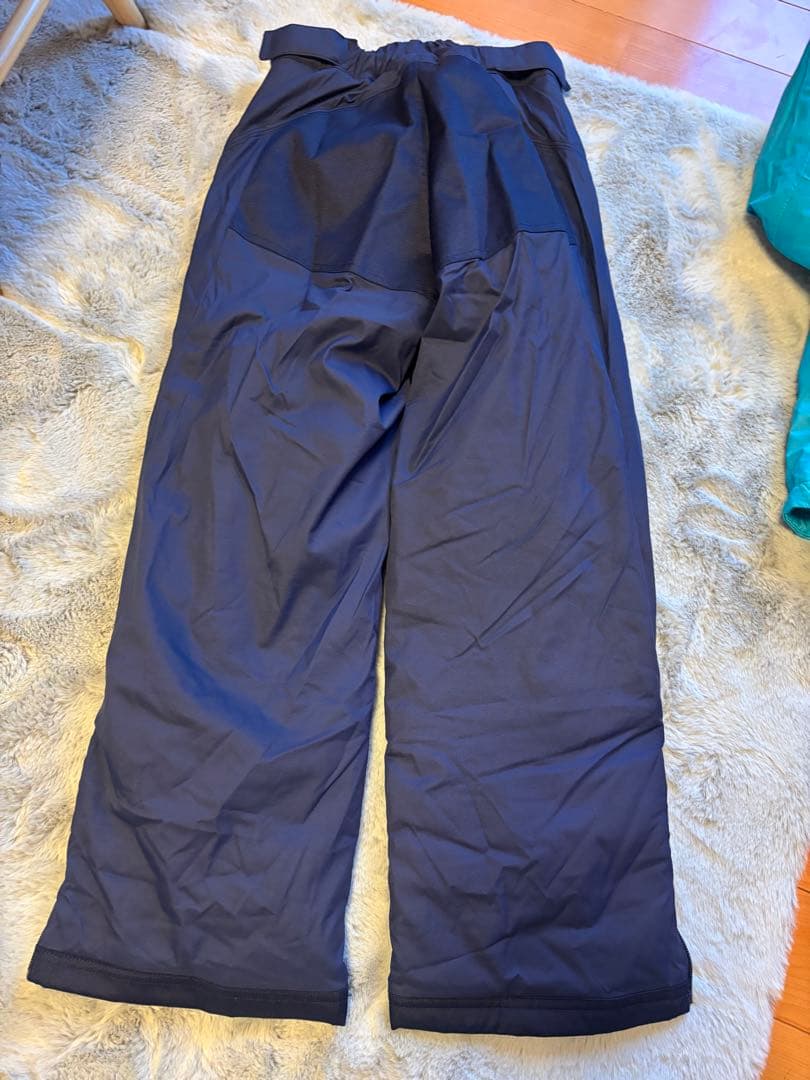 L.L.Bean スキーウェア上下セット 14-16 青みグリーン/ネイビー