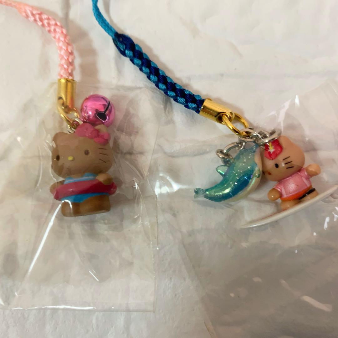 公*o様 希少レア　ご当地　日焼けキティ　ハワイ　海　根付　ミニタオル　☆まとめ