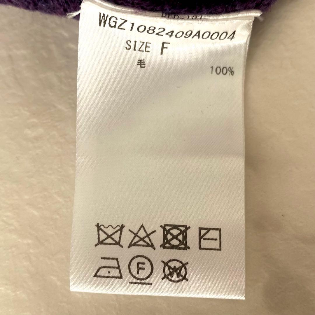 極美品.定価3.9万☆ウィムガゼット ウール タートルネックワンピース ニット