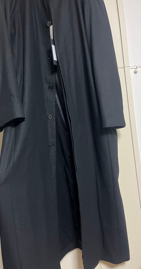 ジャケット・アウター juha EXTREME OVER HOODED COAT BLACK