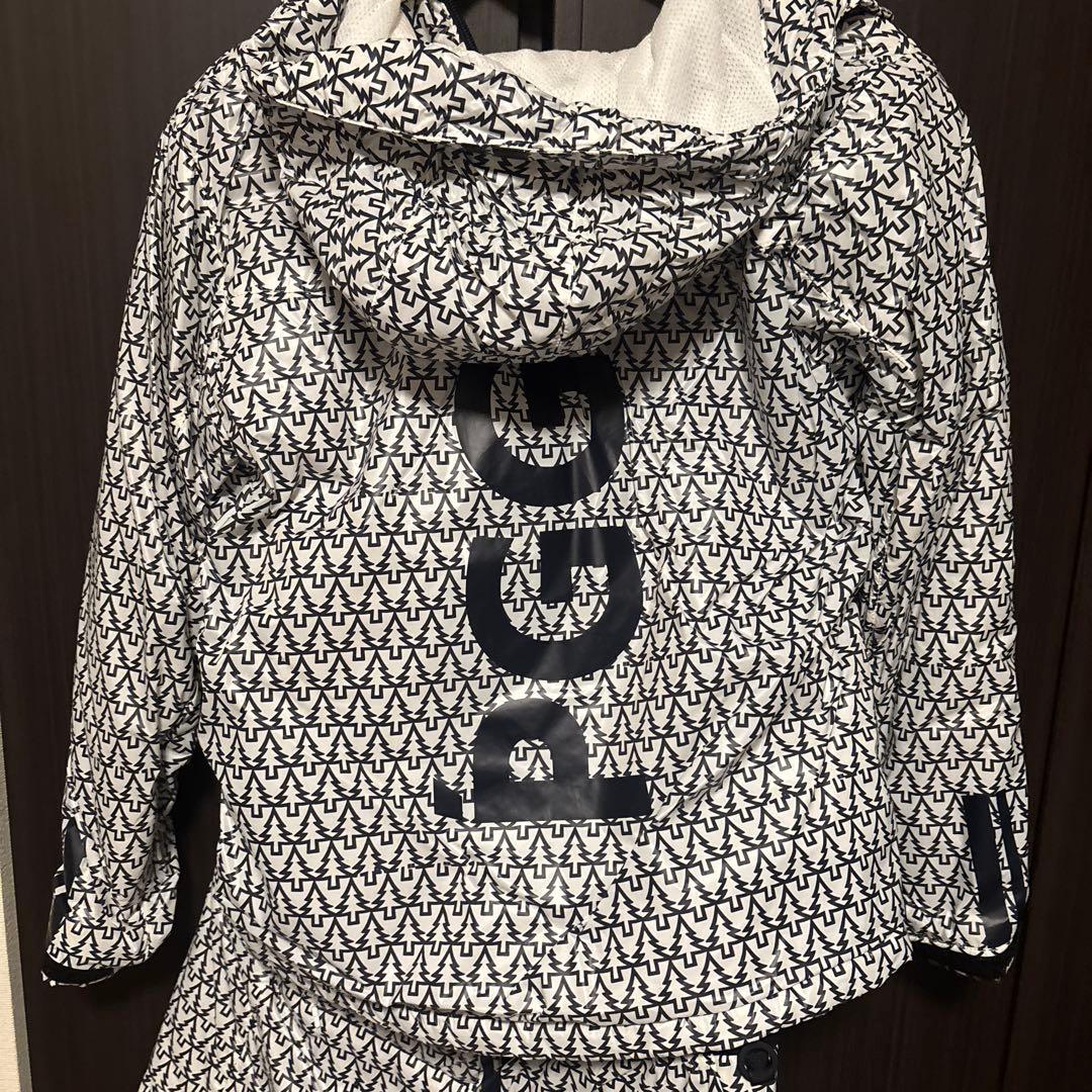 パーリーゲイツ セットアップ。とても暖かくかわいい大変美品 防寒白黒