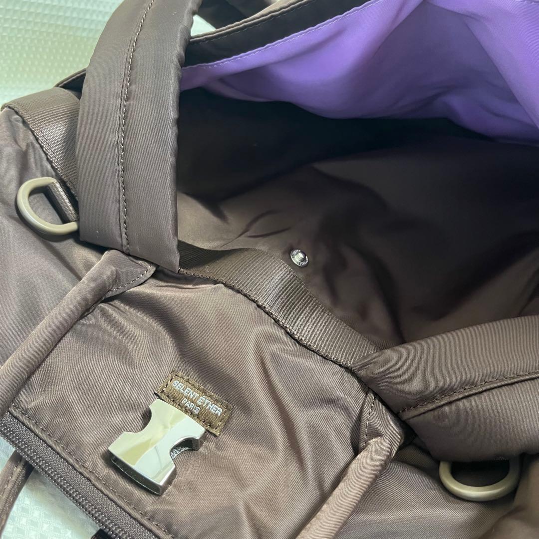 美品 SELENT ETHER セレーンエテール　3WAY ブラウン