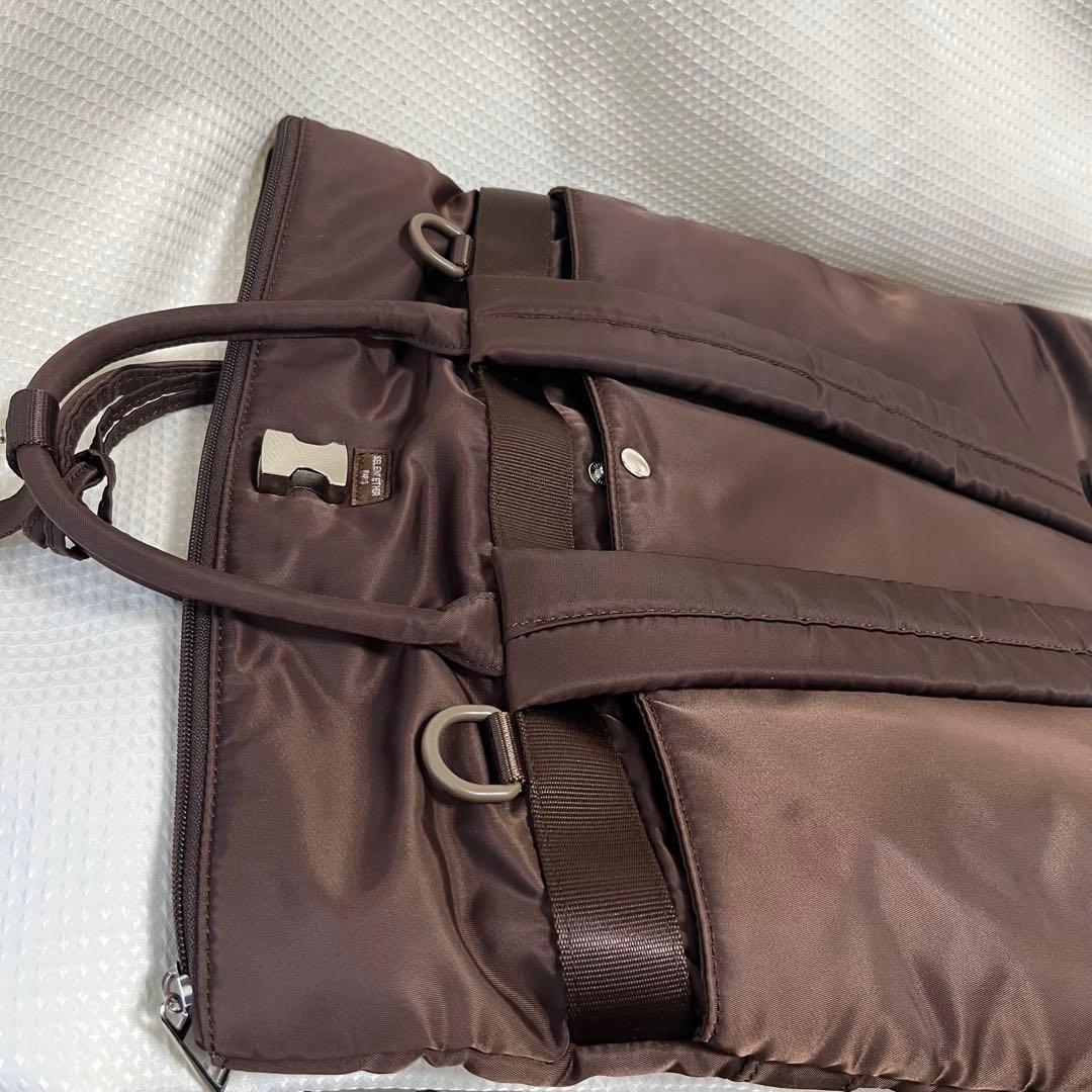 美品 SELENT ETHER セレーンエテール　3WAY ブラウン