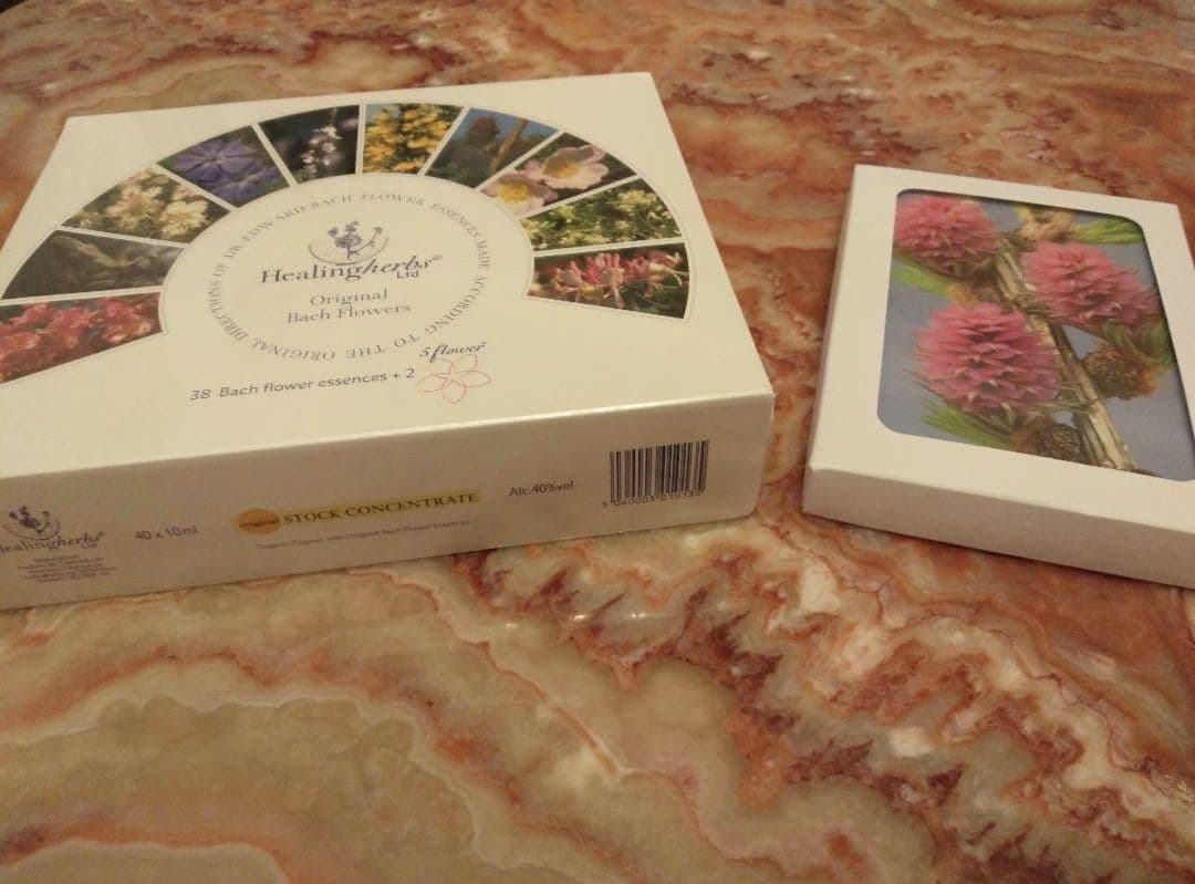 ㉓おまけ付ヒーリングハーブス社フラワーエッセンス40本フルセットとフラワーカード