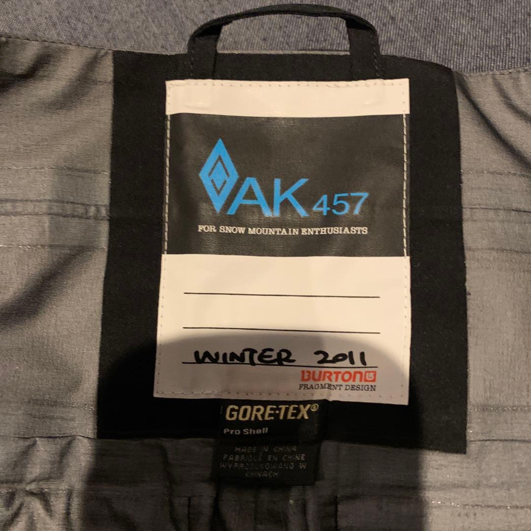 AK457 バートンフラグメント　ゴアテックススノーパンツ　Mサイズ　超美品