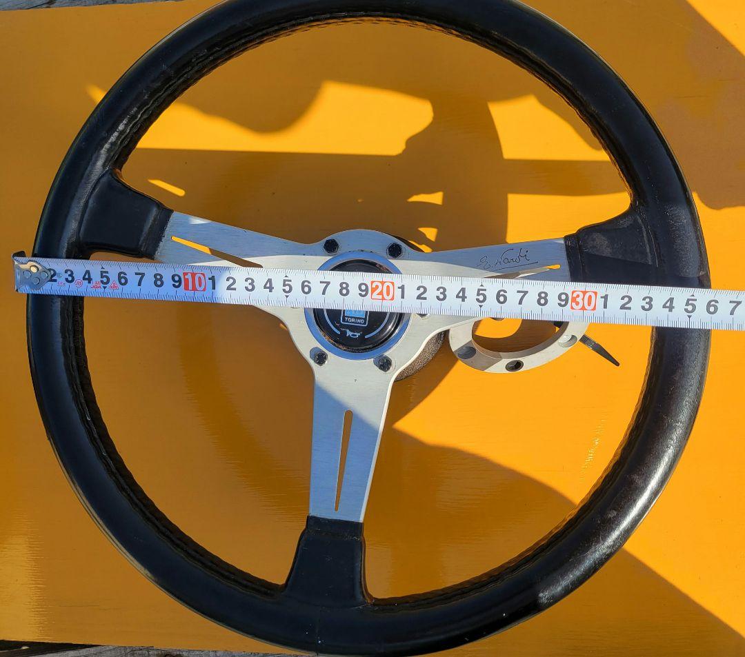 Nardi ステアリングホイール 3本スポーク当時物 Nardi ステアリング