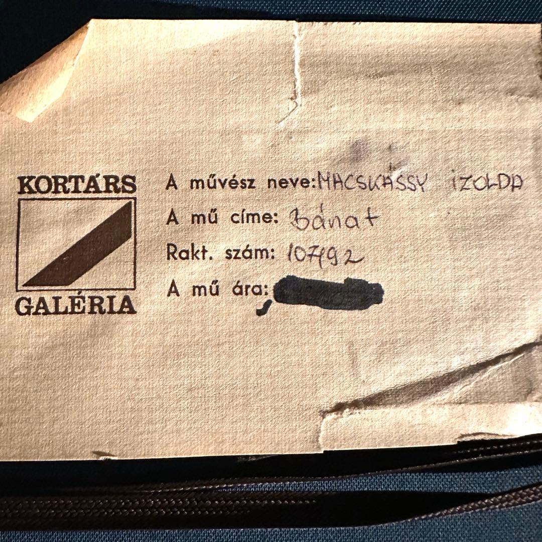 2123様感謝‼️肉筆「ふたり」ハンガリー現代作家nacskassy izolda