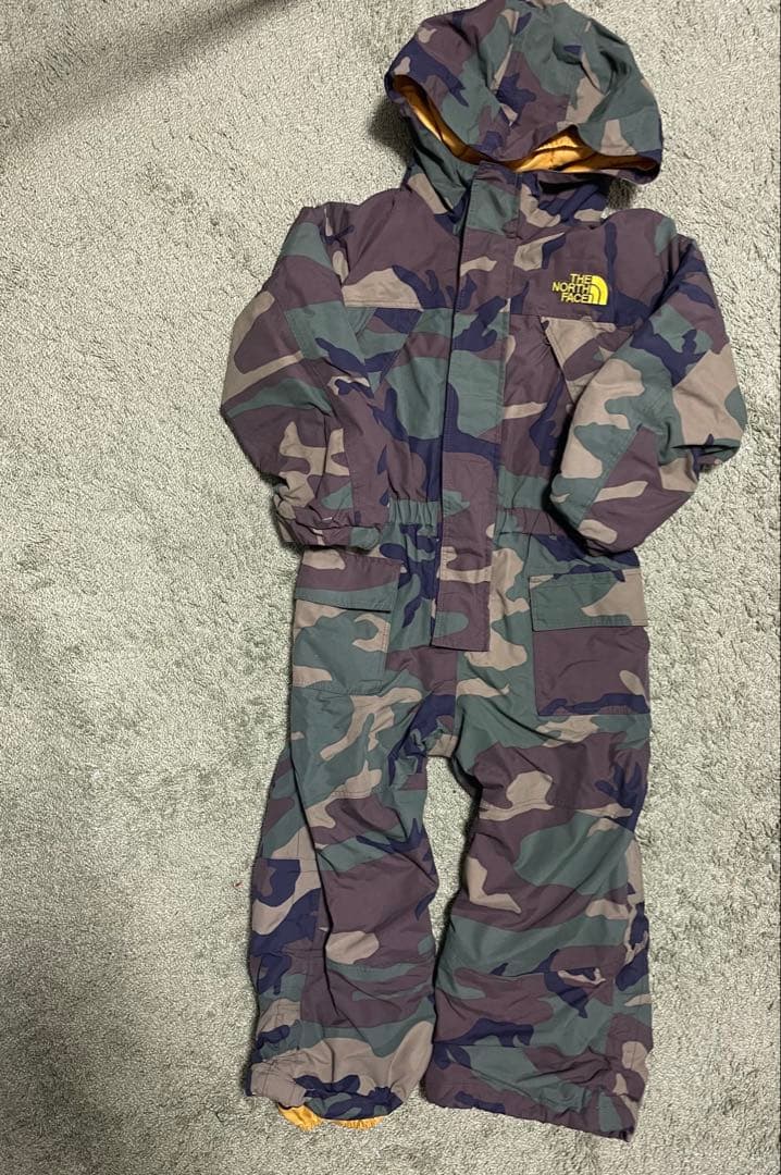 The North Face 子ども用迷彩スキーウェア　110