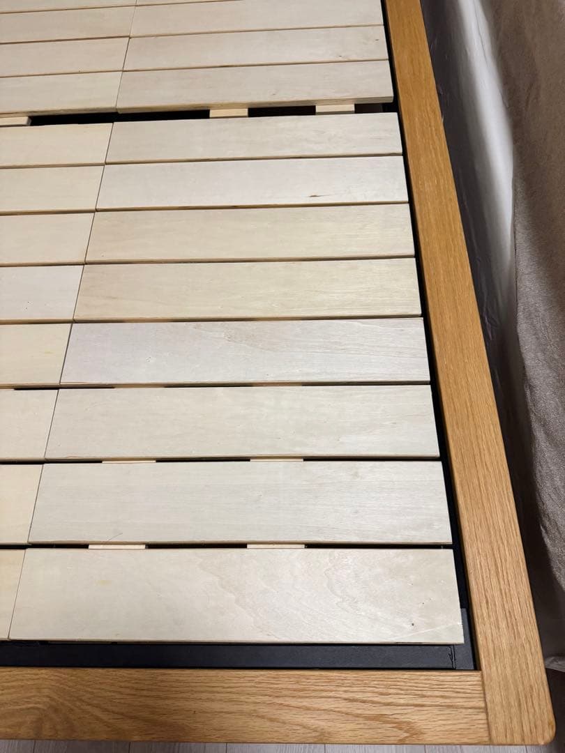 【無印】ベッドフレーム セミダブル（20cm足付き）