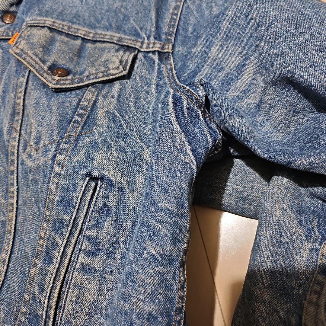 【Levi's】 70年代　オレンジタブ　サイズ46 デニムボアジャケット
