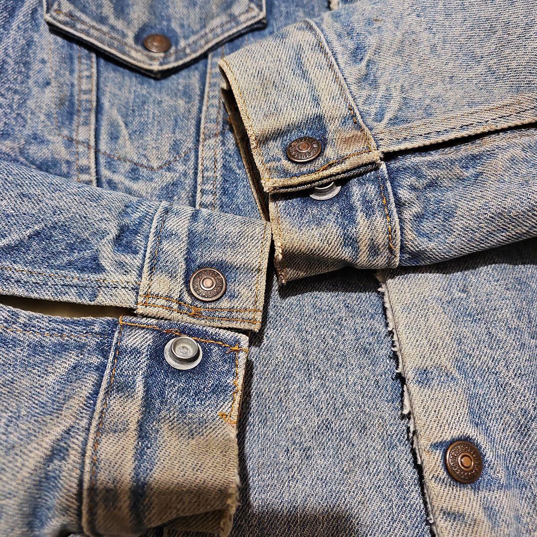 【Levi's】 70年代　オレンジタブ　サイズ46 デニムボアジャケット