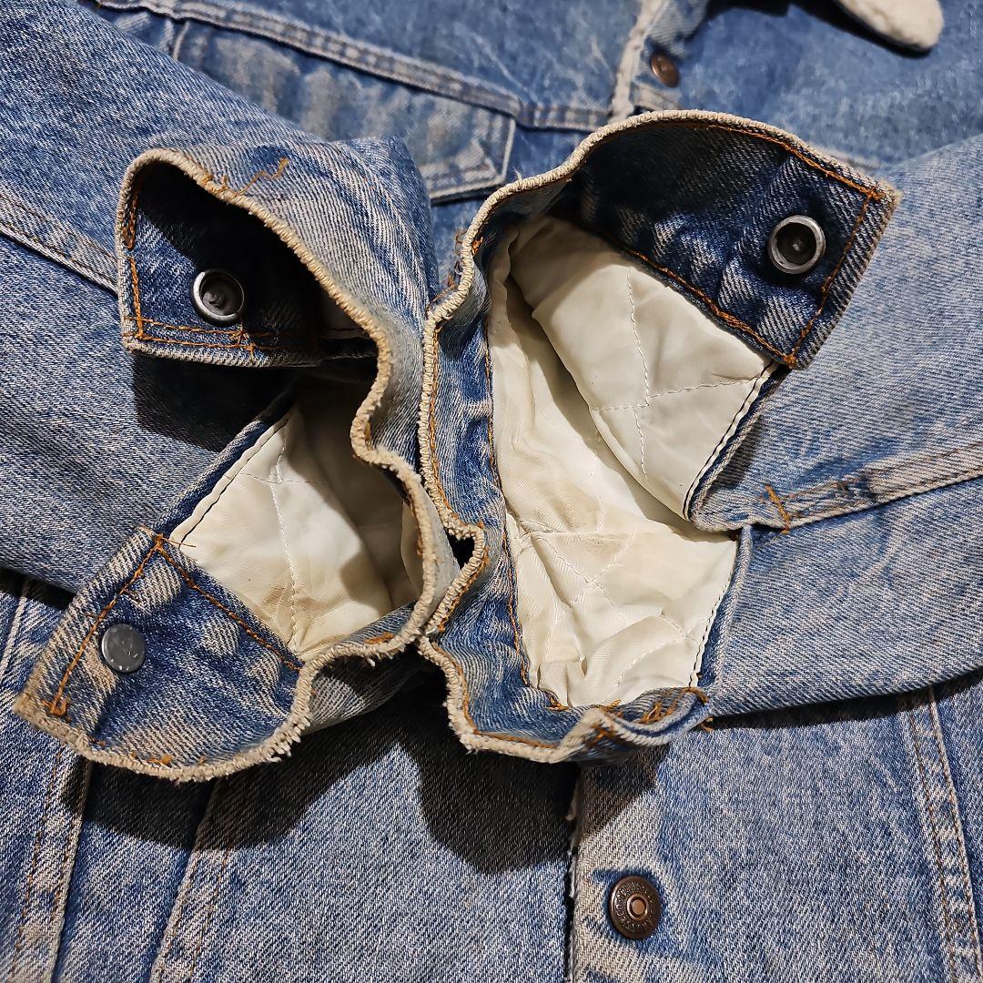 【Levi's】 70年代　オレンジタブ　サイズ46 デニムボアジャケット