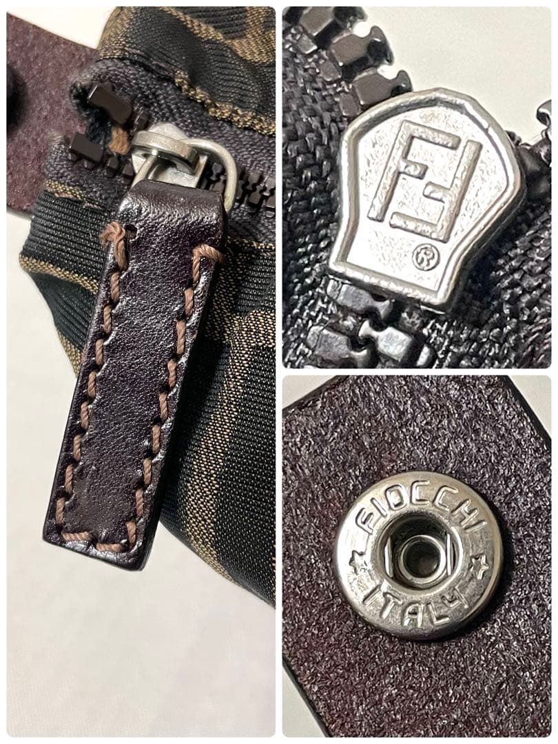 美品】FENDI ミニバニティバッグ アクセサリーポーチ ズッカ FF - メルカリ