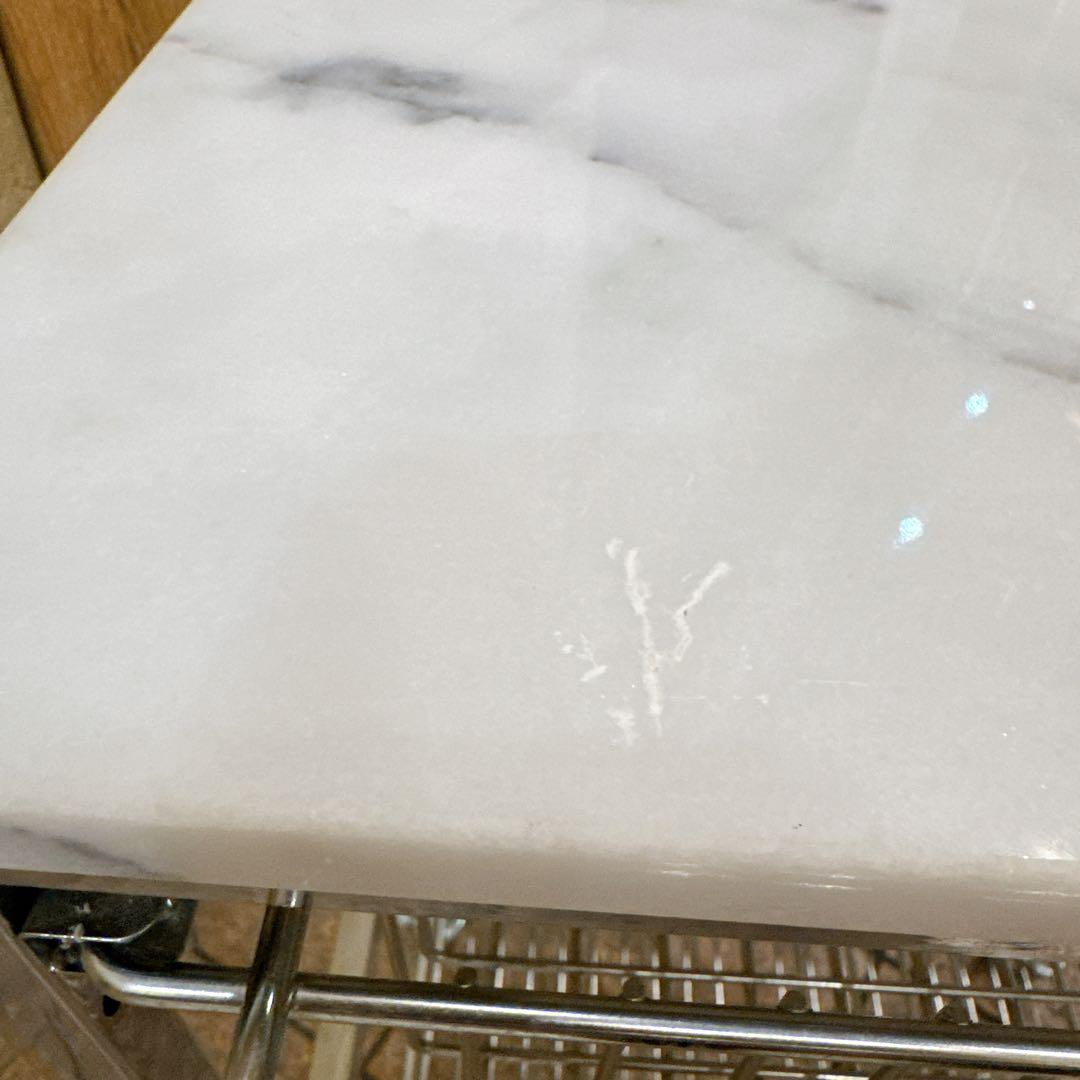 アスプルンド マーブルトップトローリーL 天然大理石 キッチンワゴン