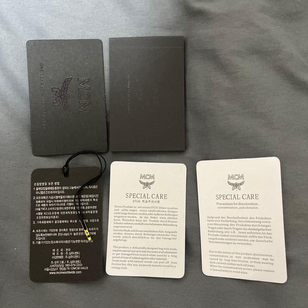 MCM ブラック リュック Sサイズ