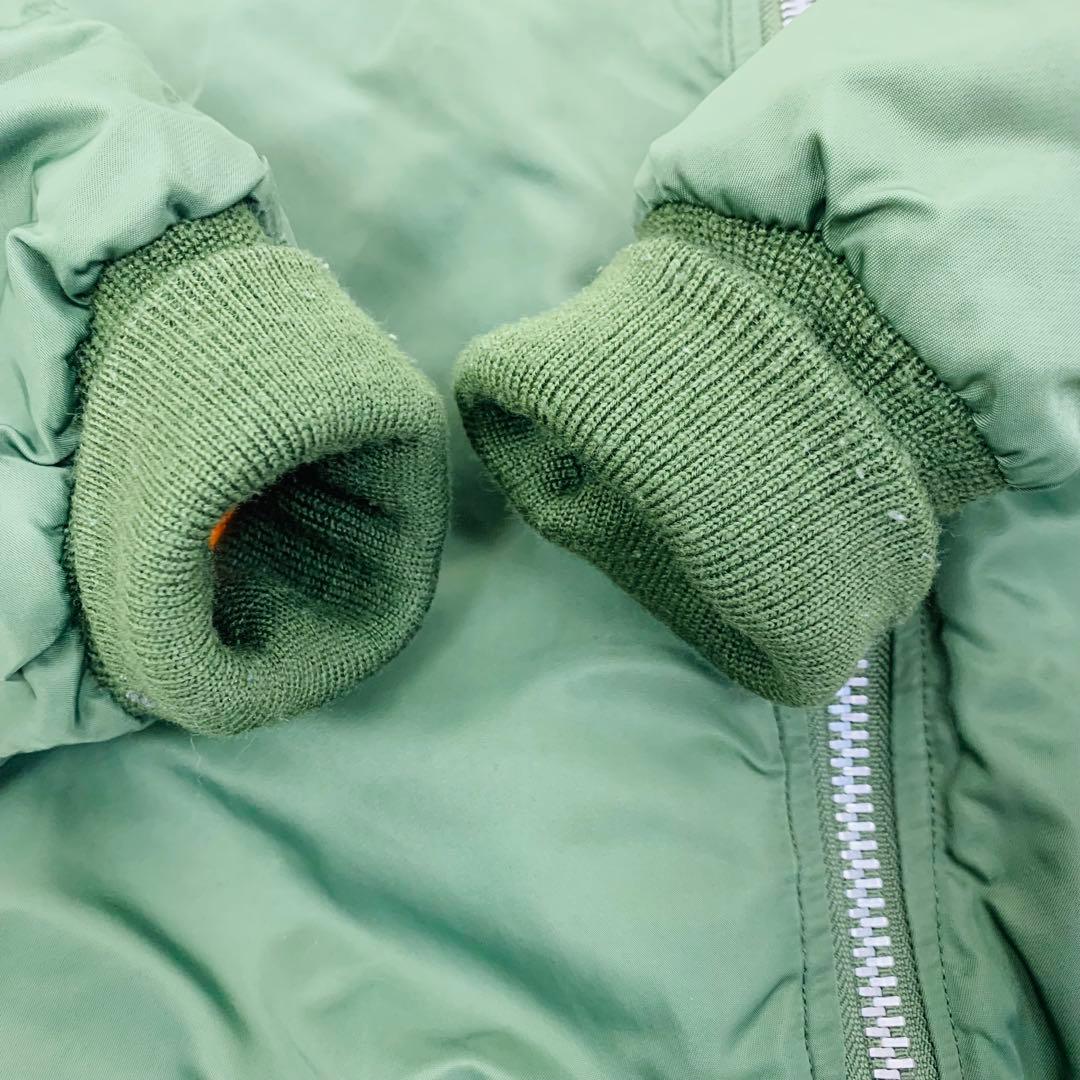 【美品】アビレックス MA-1 フライトジャケット グリーン