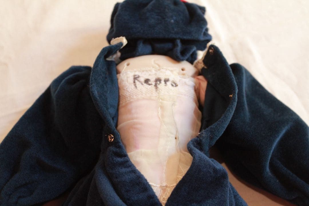 アンティーク　チャイナヘッドドール　ビスクドール