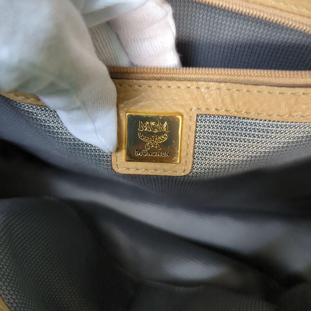 MCM/エムシーエム/リュック/レザー/BEG/総柄/セカスト/中古/