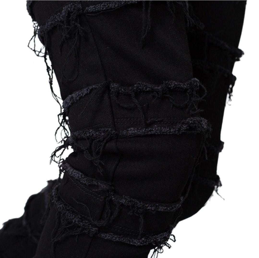 パンツ mnml X597 PANELED SKINNY STACKED DENIM