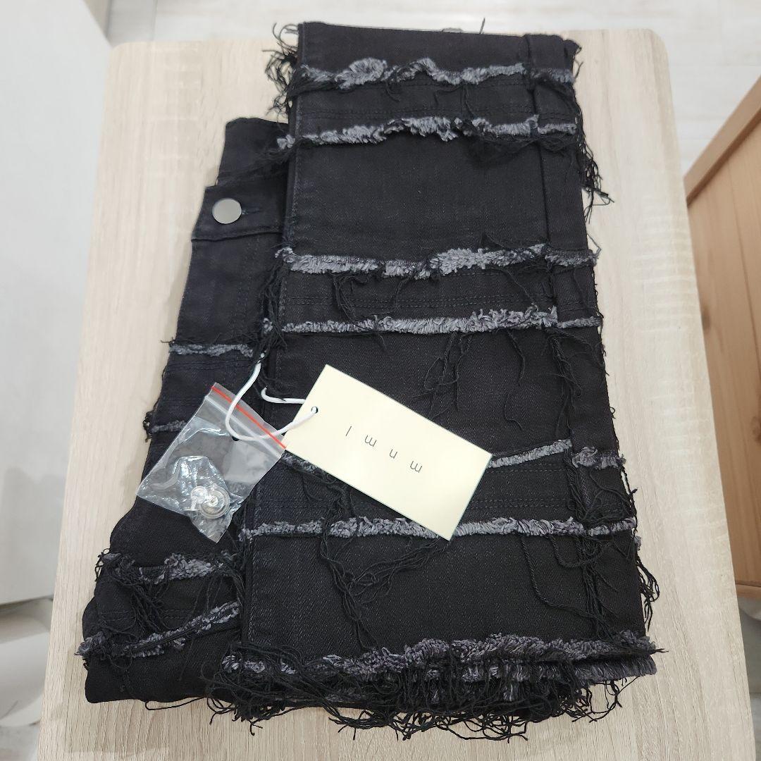 パンツ mnml X597 PANELED SKINNY STACKED DENIM