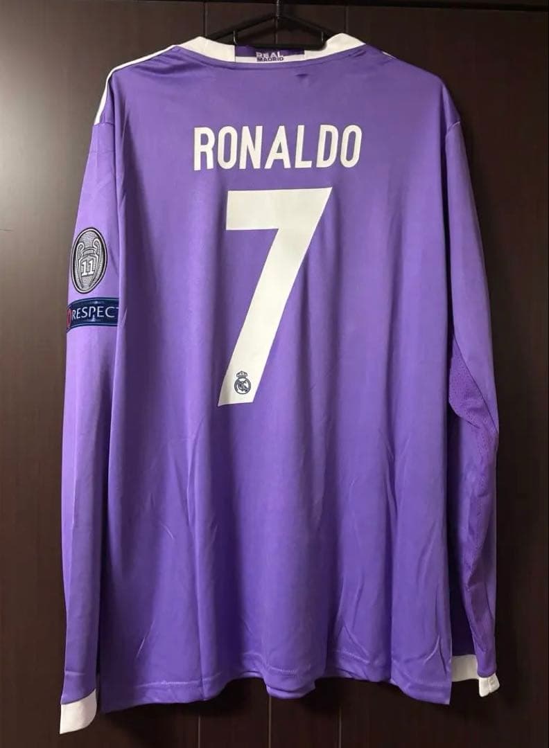 レアル・マドリード ロナウド 16/17 CL決勝 紫ユニ - メルカリ