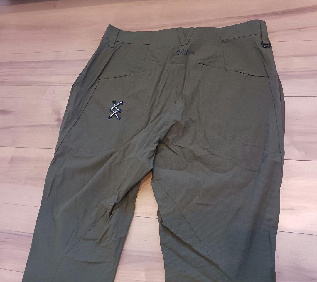 ラッセルノゴルフ ドライ スラックス ロングパンツ カーキ　サイズ7 2XL