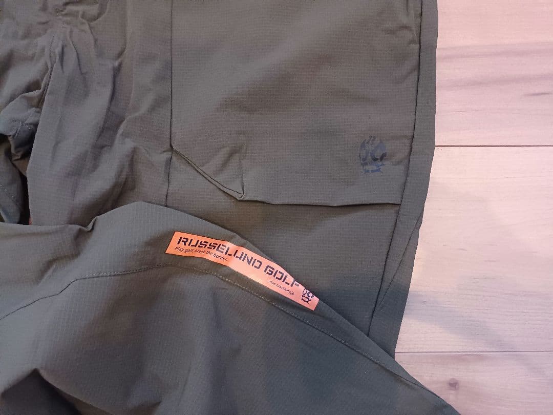 ラッセルノゴルフ ドライ スラックス ロングパンツ カーキ　サイズ7 2XL