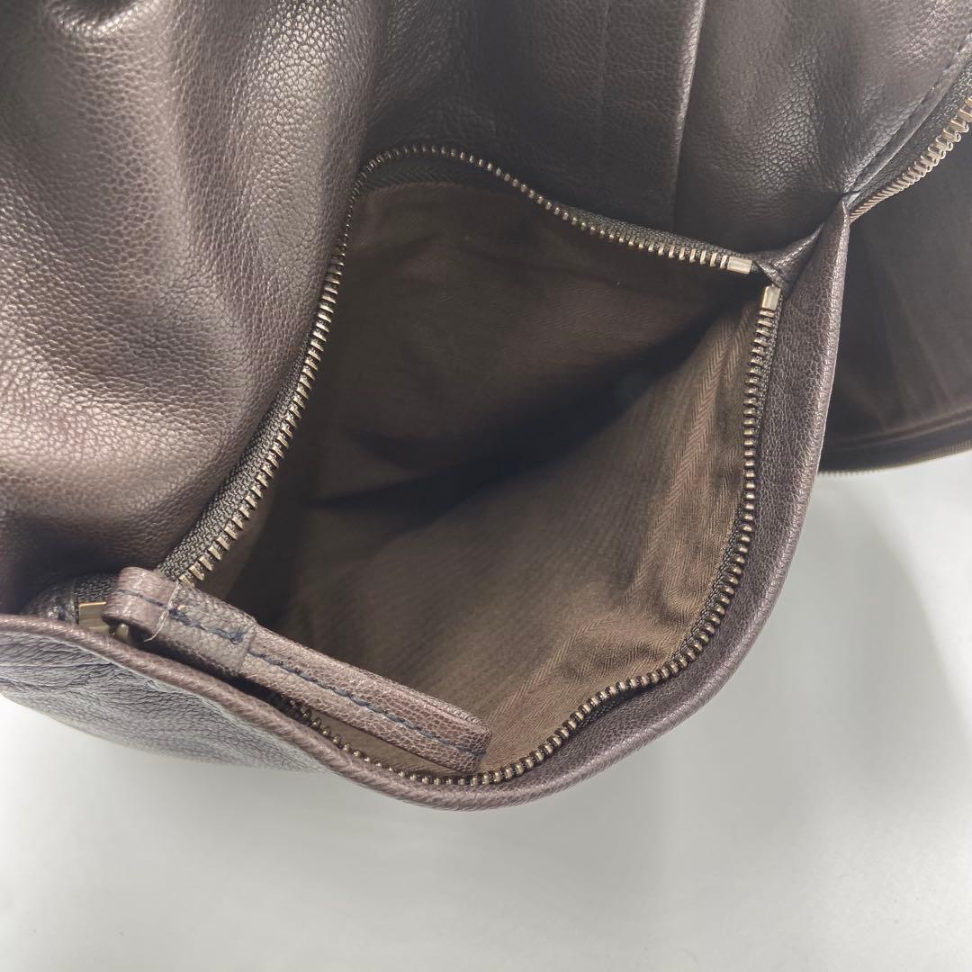 極美品　genten ゲンテン　リュック　ゴートベーシック　レザー　グレー