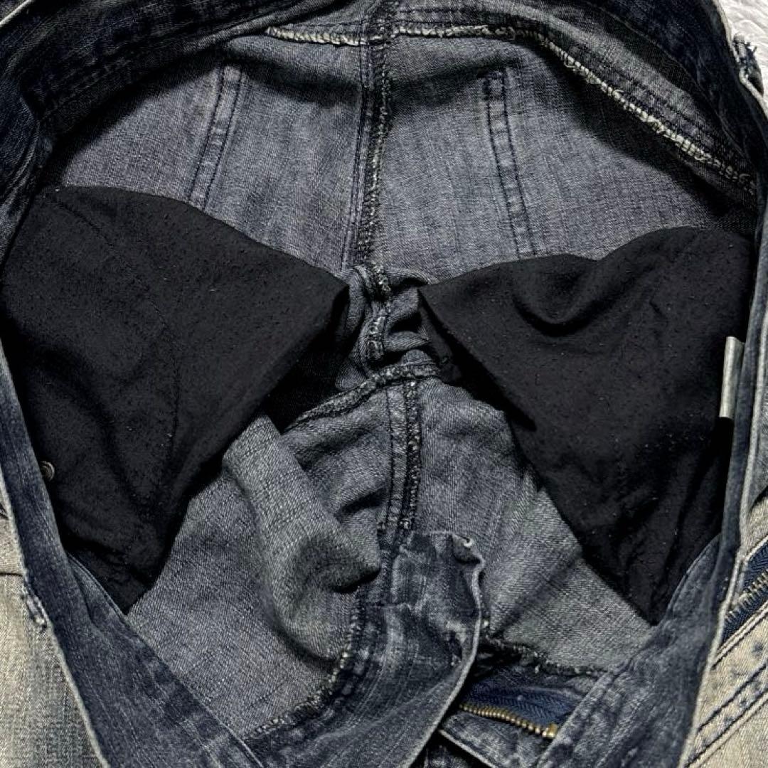 パンツ 00s archive gimmick flared denim Y2K XL