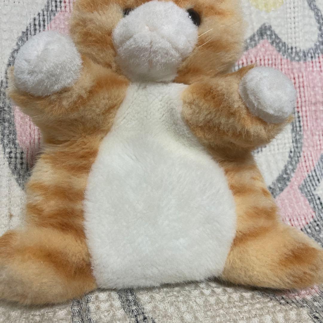 レトロ　ファースト社　いたずら天使　猫　ぬいぐるみ＆パペット　日本製　中古品