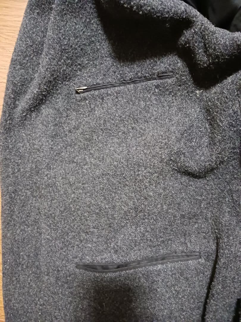 COMOLI COAT コモリ コットン フーデットコート 16AW 黒色 美品