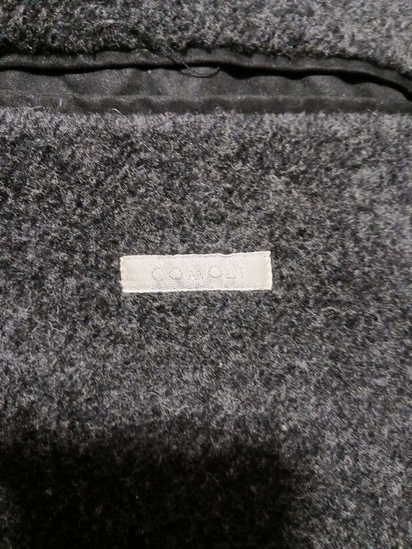 COMOLI COAT コモリ コットン フーデットコート 16AW 黒色 美品