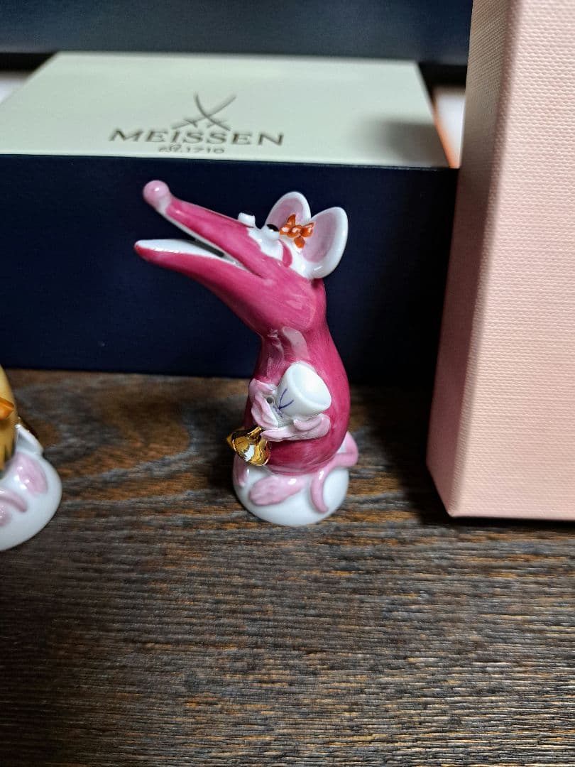 ☆新品☆　お値下　MEISSEN マウス フィギュアセット(希少)