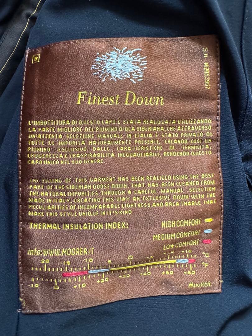 ムーレー　MooRER ダウンRAY-KN サイズ48