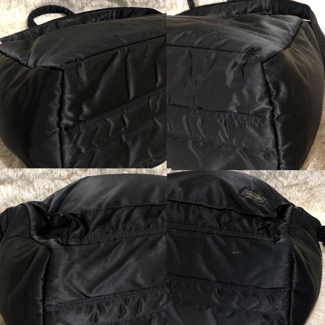 未使用☆ポーター タンカー 2WAY ボストンバッグ ショルダーバッグ ブラック